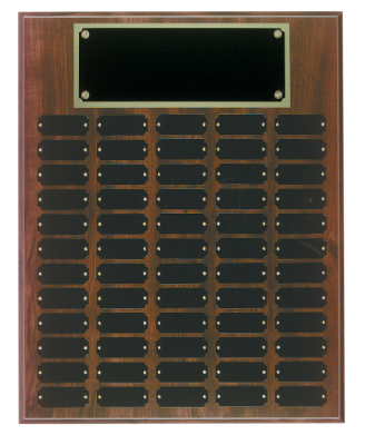 Cherry Finish Perpetual Plaques - 60 Plates