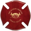 12x12" Rosewood Piano Finish Maltese Cross Plaque 