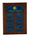 Blue Marble 9x12" 12 Plate Perpetual Plaque with Easy Change Magnetic Plates