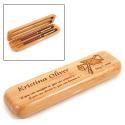 Bamboo Double Pen Box