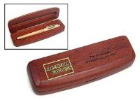 rosewood laser engraved pen set box