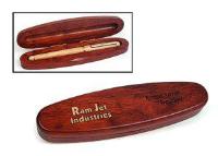 rosewood laser engraved pen set box