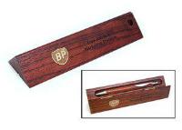 rosewood laser engraved pen set box