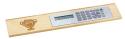 Wood Desk Ruler with Calculator