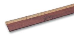 Wood Two-Tone Desk Ruler