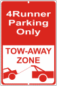 Custom No Parking Sign