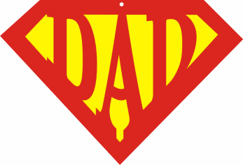 Super Dad Sign and Plaque