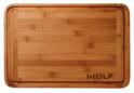 Totally Bamboo Malibu Engraved Cutting Board 15" x 11" Groove Flat Grain