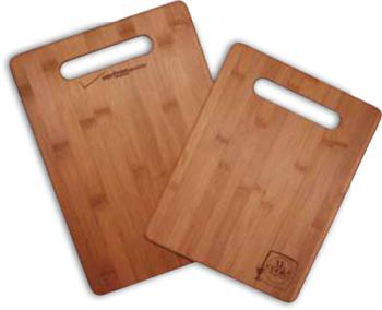 Totally Bamboo 2 Piece Engraved Cutting Board Set