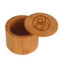 Totally Bamboo Engraved Round Salt Box