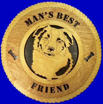 Australian Shepard Dog Wall Tribute