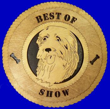 Bearded Collie Dog Wall Tribute