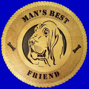 Blood Hound Dog Wall Tribute
