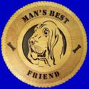 Blood Hound Dog Wall Tribute
