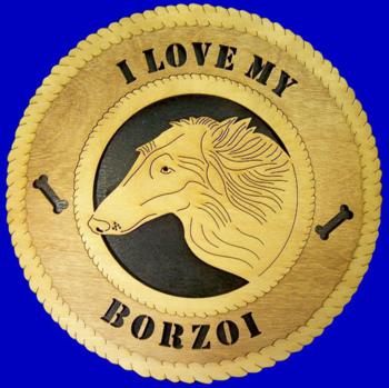 Borzoi Dog Wall Tribute