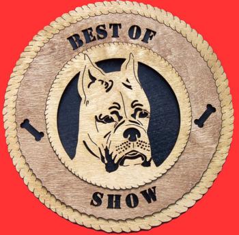 Boxer Pointed Ears Wall Tribute