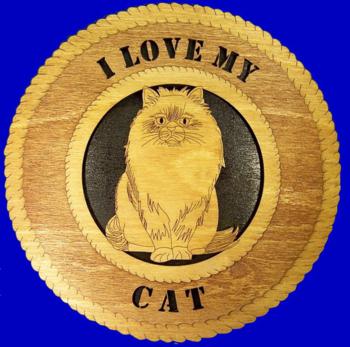 Himalayan Cat 3D Wall Clock