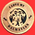 Dalmation 3D Wall Clock