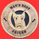 Doberman 3D Wall Clock