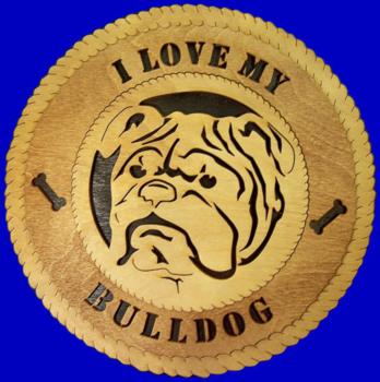 English Bull Dog Wall Tribute