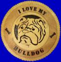 English Bull Dog Wall Tribute