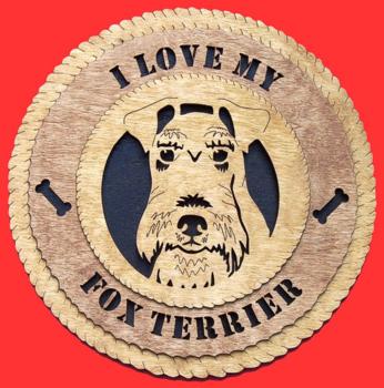 Fox Terrier 3D Wall Clock