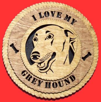 Greyhound 3D Wall Clock