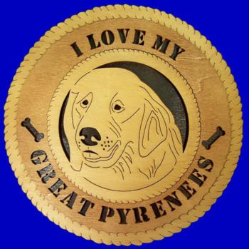 Great Pyrenees Dog Wall Tribute