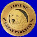 Great Pyrenees Dog Wall Tribute