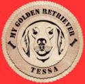 Golden Retriever 3D Wall Clock