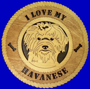 Havanese Dog Wall Tribute