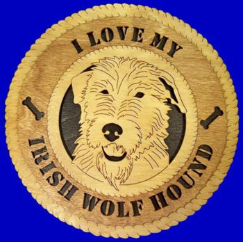 Irish Wolf Hound Dog Wall Tribute