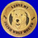 Irish Wolf Hound Dog Wall Tribute