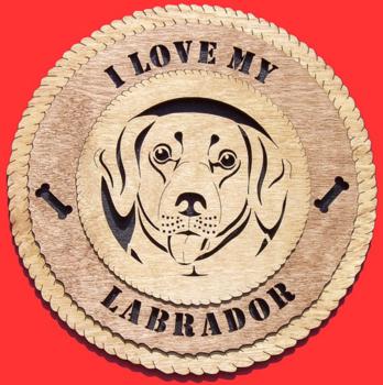 Labrador 3D Wall Clock