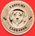 Labrador 3D Wall Clock