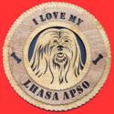 Lhasa Apso 3D Wall Clock