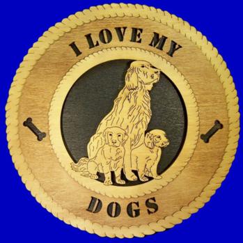 Mom and Puppy  Dog Wall Tribute