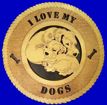 Mom and Puppies  Dog Wall Tribute