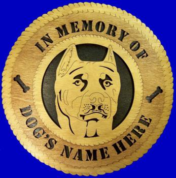 Pit Bull  Dog Wall Tribute