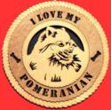 Pomerainian 3D Wall Clock