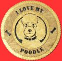 Poodle 3D Wall Clock
