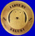 Saluki Dog Wall Tribute