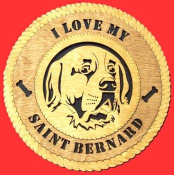 Saint Bernard 3D Wall Clock