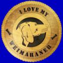 Weimaraner Dog Wall Tribute