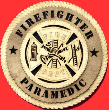 Firefighter 3D Wall Tribute