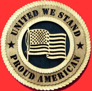 US Flag 3D Wall Tribute