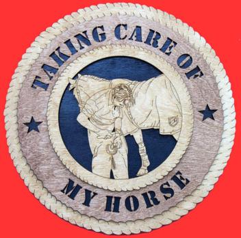 Farrier Horse 3D Wood Wall Tribute