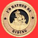 Female Barrel Racer Horse 3D Wood Wall Tribute