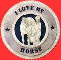 Female Feeding Horse 3D Wood Wall Tribute