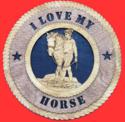 Female With Horse 3D Wood Wall Tribute